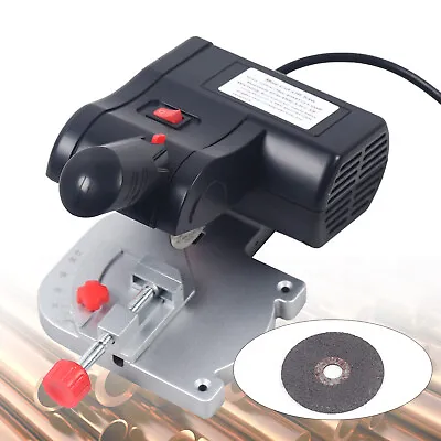 Mini Benchtop Cut-off Chop Saw Wood Metal Angle Moulding Cutter 45°Miter Saw 90W • $39