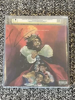 J. Cole 2019 KOD Limited Edition Red Vinyl Autographed Sealed Graded AMG 8 • $469.99