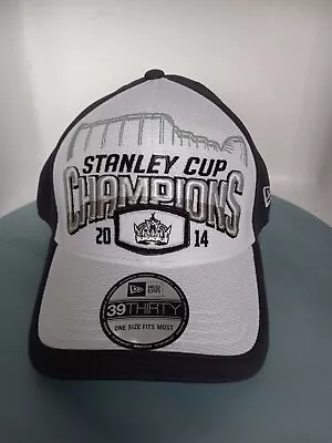 2014 Stanley Cup Champs New Era 39Thirty Los Angeles Kings  Hat Cap • $22