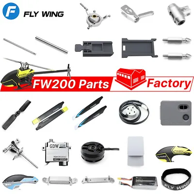 FLYWING FW200 RC Helicopter Parts Original Upgrade Battery Motor ESC Transmitter • $139.82