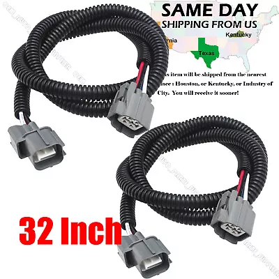 2Pcs 32  O2 02 OXYGEN SENSOR EXTENSION HARNESS 4 WIRE FOR HONDA CIVIC PRELUDE • $12.34