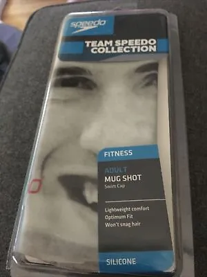 Michael Phelps Speedo Mug Shot Silicone Swim Cap EXTREMELY RARE - BRAND NEW! • $45