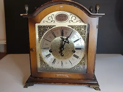 Vintage Tempus Fugit Mantle Clock Germany Partially Working. Video Avail.  • $31.50