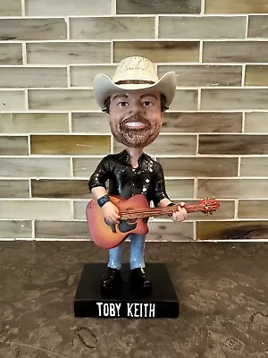 Official Toby Keith Bobblehead NIB Country Music Collectible Cowboy Guitar Hat • $159.99