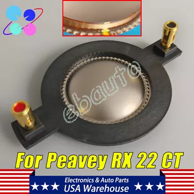 New Titanium Voice Coil Diaphragm For Peavey RX 22 CT Horn Driver 2.0  8 Ohms • $45.39