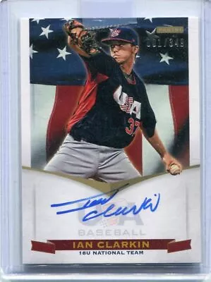 2012 USA Baseball 18U National Team Signatures Ian Clarkin Auto  1/349 • $6.49