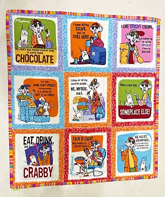 Comical  Maxine  Handmade Quilted Wall Hanging • $30