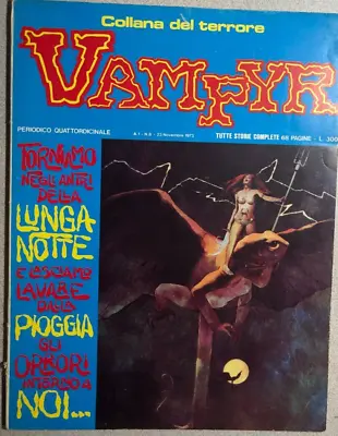 VAMPYR #8 Italian Skywald B&W Horror Comics Magazine (1973) VG+/FN- • $39.99