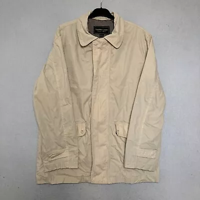 Marlboro Classics Chore Jacket Beige Outdoors Full Zip Up Men's Large • $4.92