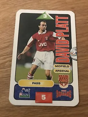 £1.49 • Buy David Platt Arsenal FC 1996 Subbuteo Squads Football Card 