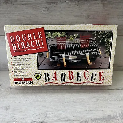 £29.99 • Buy Landmann Barbecue BBQ Double Hibachi Steel Vintage Model 808 8087