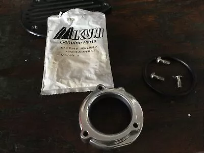 Mikuni Show Polished To CV Carburetor Air Box Adapter Kit Complete HS42/001-K • $60