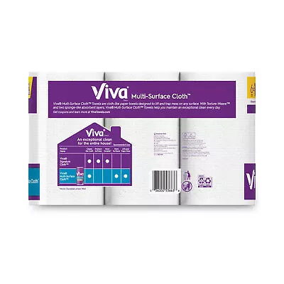 Viva Multi-Surface Choose-A-Sheet Paper Towels 2-Ply 6 Rolls/Carton • $35.72