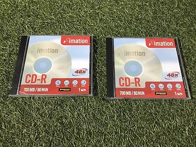 2X Imation CD-R Disc 700mb/80 Minutes New Sealed  • £7.60