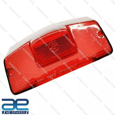 REAR LIGHT TAIL LIGHT RED GLASS LENS - SIL ORIGINAL PRODUCT LAMBRETTA GP DL AEs • $15.29