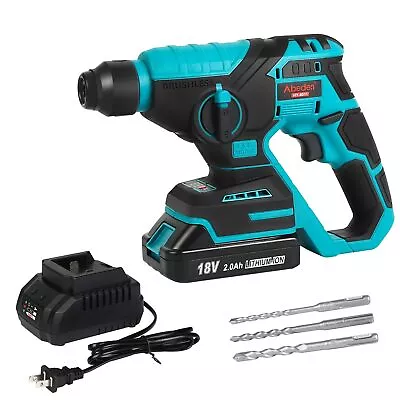 Cordless Rotary Hammer Drill Kit With 2.0ah Lithiumion Battery And Chargerbrushl • $81.51