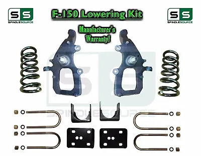 4  / 6  Drop Lowering Kit Spindles Shackles FOR 2004 - 2008 Ford F-150 2WD • $390.98