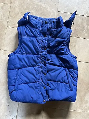 Lazy Jacks Large Womens Blue Gillet Perfect Condition With Detachable Hood • £20