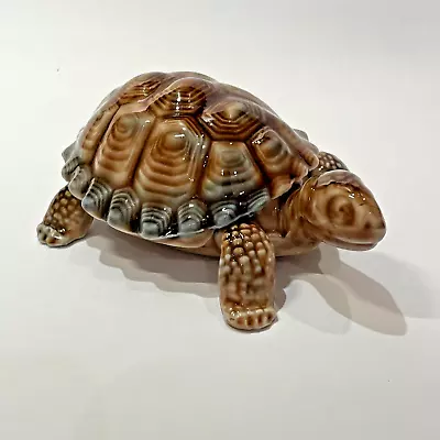 WADE VINTAGE TORTOISE Whimsies Ring Tray Trinket Box Porcelain/Ceramic Length 4  • £4.99