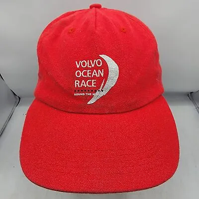 Musto Volvo Ocean Race Cap Hat Adjustable Red Outdoors Casual Lightweight • $69.95