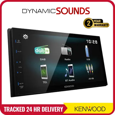 Kenwood DMX125DAB 6.8  Touchscreen Bluetooth Car Stereo DAB+ Android Mirroring • £179.99