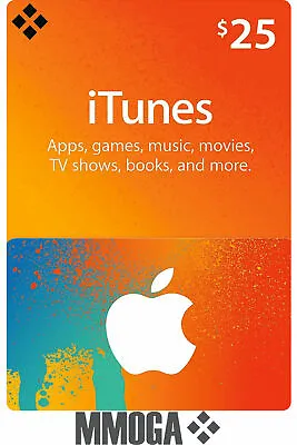 $46.49 • Buy $25 US Dollar ITunes Prepaid Card - 25 USD Apple Store Digital Key - [US]