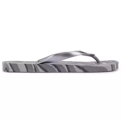 IPANEMA Womens Animal Camo Slides Sandals Metallic • £12