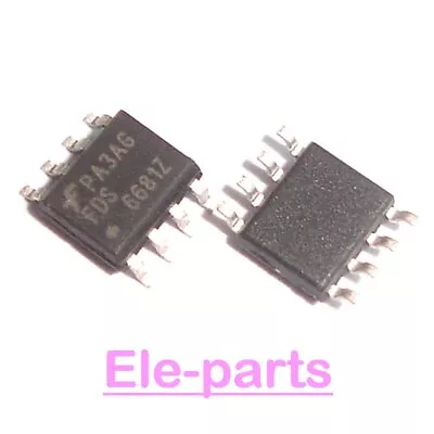 50 PCS FDS6681Z SMD-8 FDS6681 6881Z SOP-8 30Volt P-Channel Power Trench MOSFET • $12.99