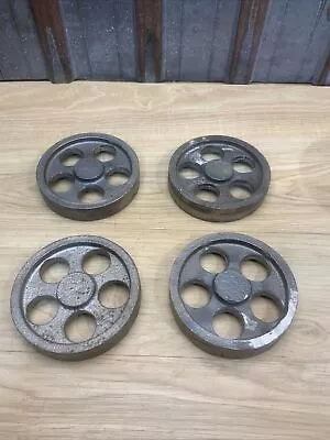 4 Industrial Machine Wheel Steampunk Base Sculpture  Salvage￼ Altered Art￼ Craft • $22.49