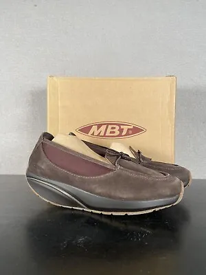 MBT Laini Ladies Coffee Casual Rocker Shoes Women’s Us Size 4-4.5 • $31.99