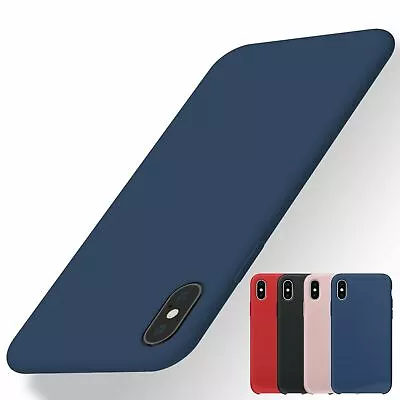 For Apple IPhone XS Max XR X Shockproof Silicone Case Soft Slim Rubber Gel Cover • $7.49