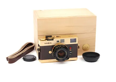 Unused Minolta CLE Gold Limited Film Camera+M-Rokkor 40mm F/2 Lens Leica M • $3440