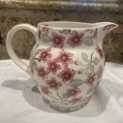 EMMA BRIDGEWATER Pink Flowers Collectors Year 2015 Flowers 1½ Pint JUG • $49.99