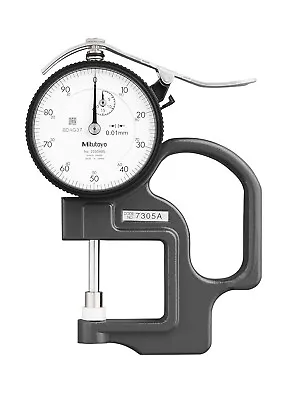 Mitutoyo 7305A Dial Thickness Gage 0-20mm Range 20µm Accuracy 0.01mm • $171.99