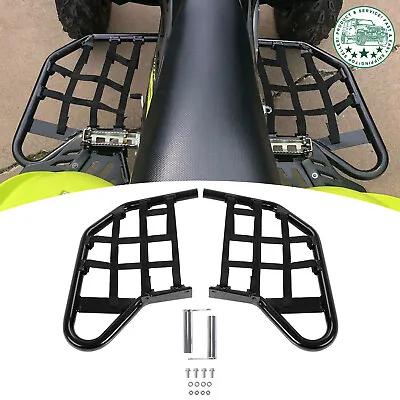 Aluminum Nerf Bars Foot Guard Pegs For Yamaha Raptor 700 YFM 700 YFM700 Black • $58