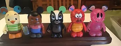 Disney 3  Vinylmation Animation Series Mixed Lot Of 5 With Pink Elephant Chaser • $32.60