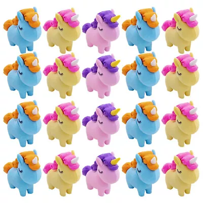 20pcs Unicorn Shape 3D Erasers - Party Favors & Gifts-RO • £12.98