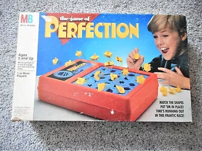 VINTAGE RARE 1989 PERFECTION Game By Milton Bradley Lakeside Working Game Board • $19.99