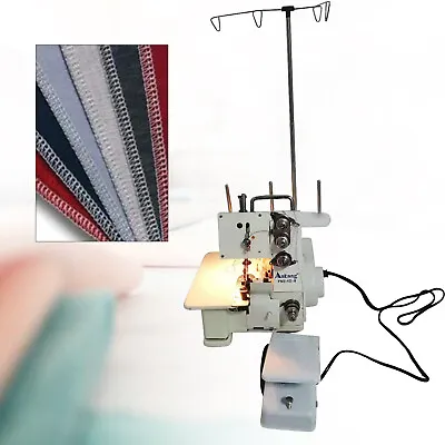 4-Line Thread Domestic Overlocker Serger Sewing Machine Edge Locking Seamer • $159.60