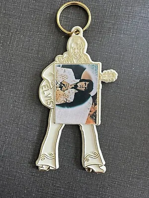 Rare‼️ Elvis Presley ~ Elvis Shaped Keychain With Photo ~ 4 3/4 Inches. ~ • $25