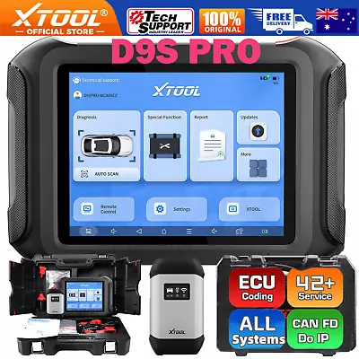 2024 XTOOL D9SPro OBD2 Car Diagnostic Scan Tool ECU Coding Bidirectional Scanner • $1859