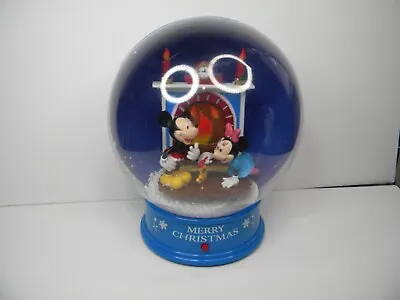 Mickey And Minnie Gemmy Industries  CHRISTMAS GLOBE READ ISSUES BELOW  • $24.99