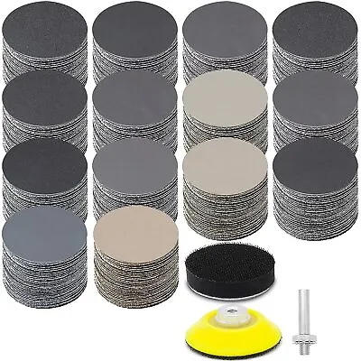 182x 2inch Hook Loop Sanding Discs 60-10000 Grit For Drill Wet Dry Sandpaper Pad • $22.79