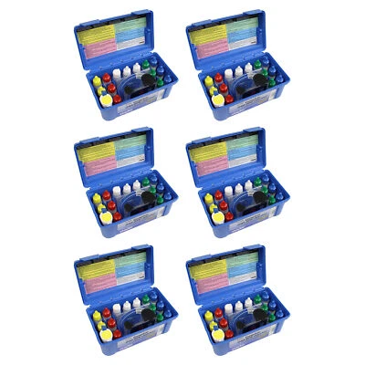 $678.99 • Buy Taylor K2006 2000 Swimming Pool Chlorine PH Alkaline Water Test Kit (6 Pack)