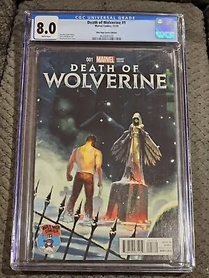 Death Of Wolverine #1 (2014) Stephanie Hans Mile High Comics Variant CGC 8.0 WP • $75