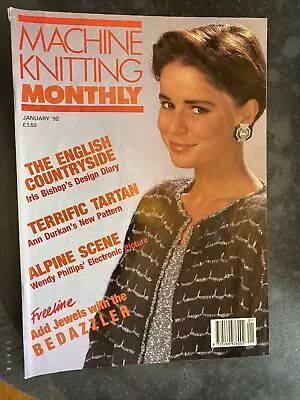 £1.50 • Buy Machine Knitting Monthly Magazine - January 1992