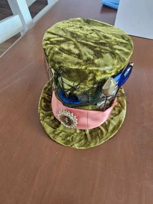 $20 • Buy Alice In Wonderland Mad Hatter Mini Top Hat Johnny Depp Disney Parks 