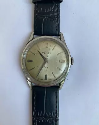 1960s Men's Venus 17 Cal. FHF 73 57.58.15 17 Jewels Swiss Made 33mm Watch • $50