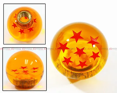 M10 X 1.5 Jdm Dragon Ball Z Red 7 Stars Style Acrylic Round Shift Knob For Honda • $21.99