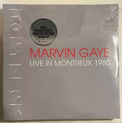 MARVIN GAYE – LIVE IN MONTREUX 1980 - VIRGIN VINYL LTD ED 180G VINYL 2xLP NEW A4 • $21.44